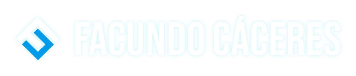 Isologotipo de Facundo Cáceres